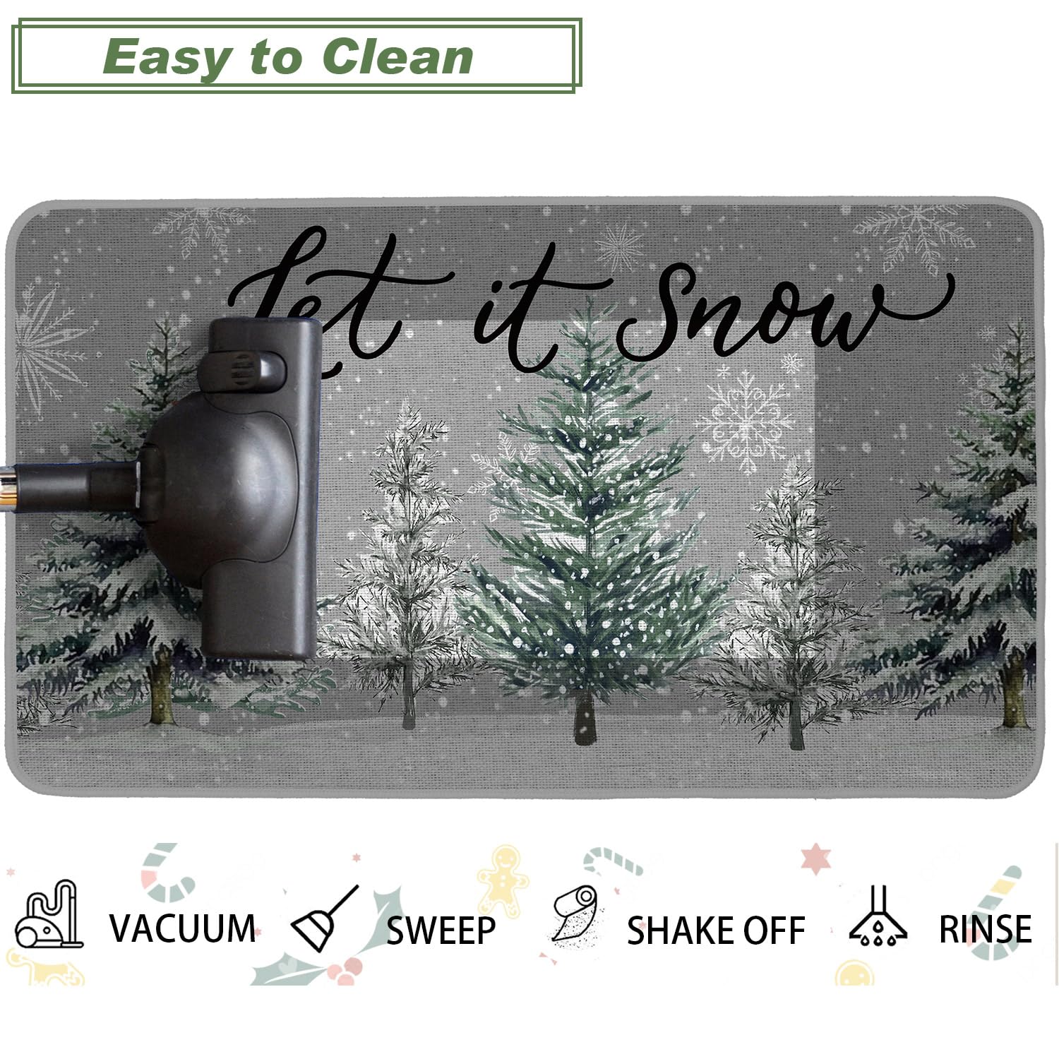 Tapis Baccessor posés sous un sapin pour ambiance chaleureuse et décorative