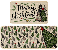 Baccessor face avant du tapis de Noël montrant motif festif et protection décorative
