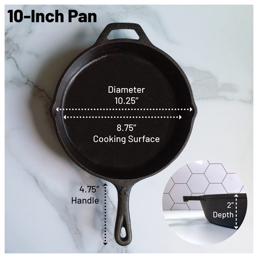 Backcountry Iron gros plan de la surface de cuisson pour meilleur brunissage