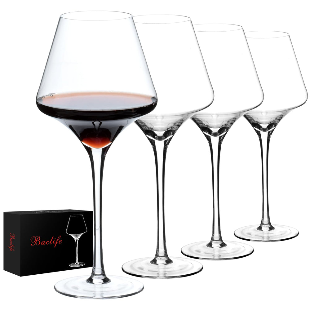 BACLIFE ensemble de 4 verres devant, élégance pour présentation