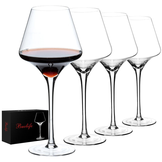 BACLIFE ensemble de 4 verres devant, élégance pour présentation