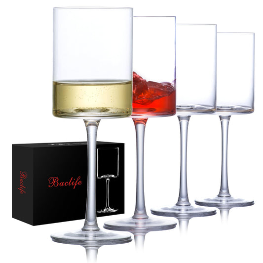 BACLIFE verre à vin face avant moderne et élégant pour présentation