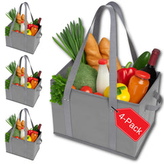 BAG-THAT! face avant du sac gris montrant la stabilité et la capacité