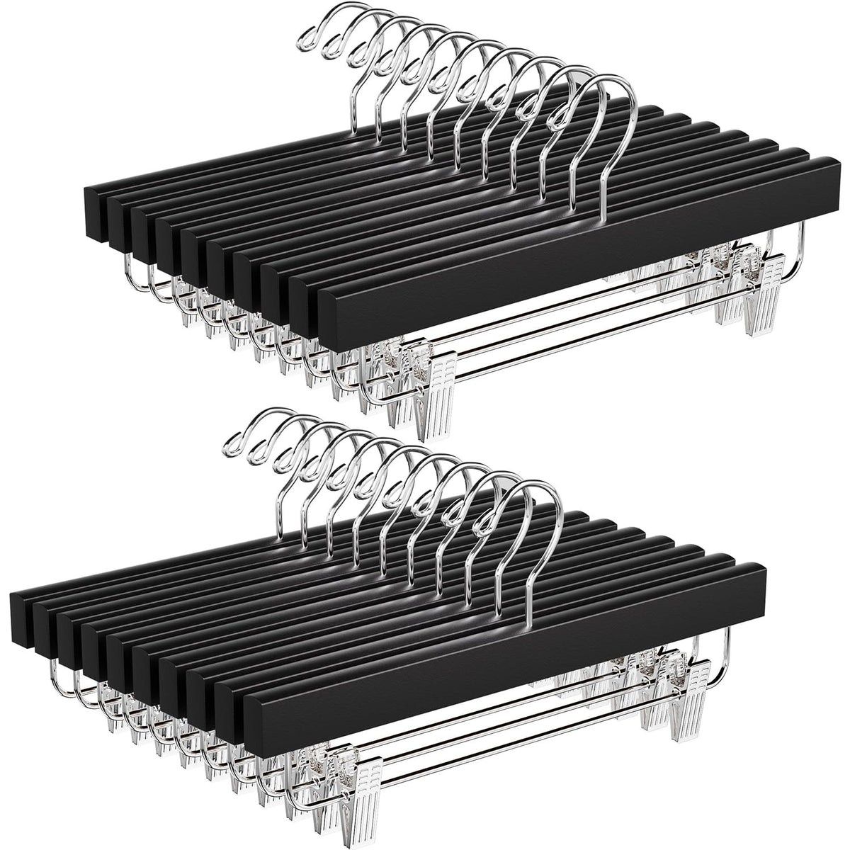 BAGAIL cintre bois face montrant design plat et finition élégante