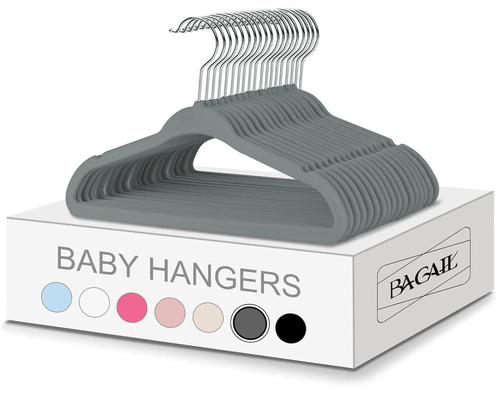 BAGAIL cintre avant gris montrant design pratique et gain d'espace