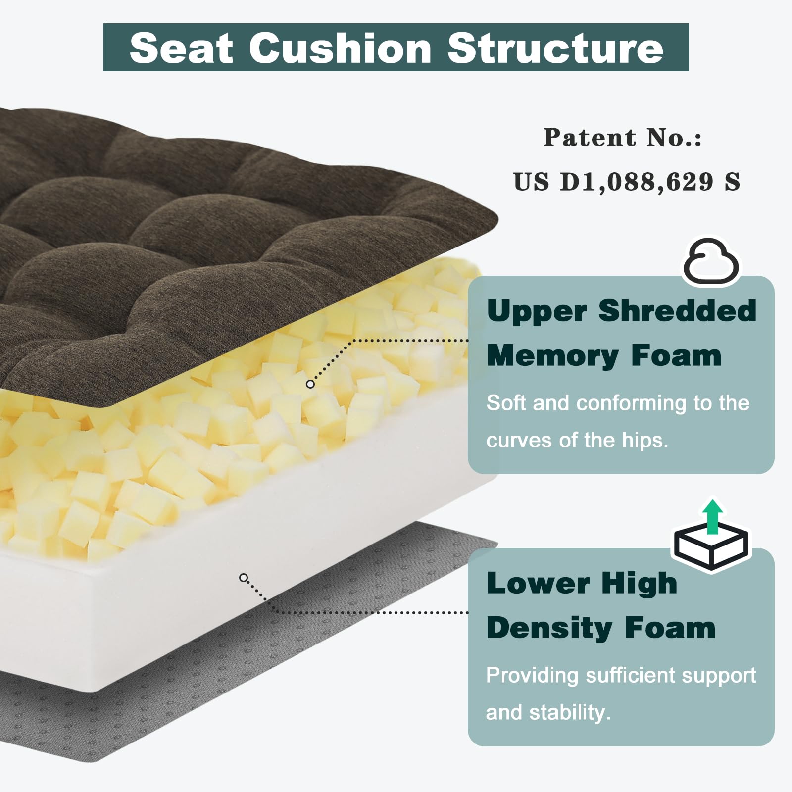 baibu coussin installé sur un fauteuil relax illustrant confort quotidien