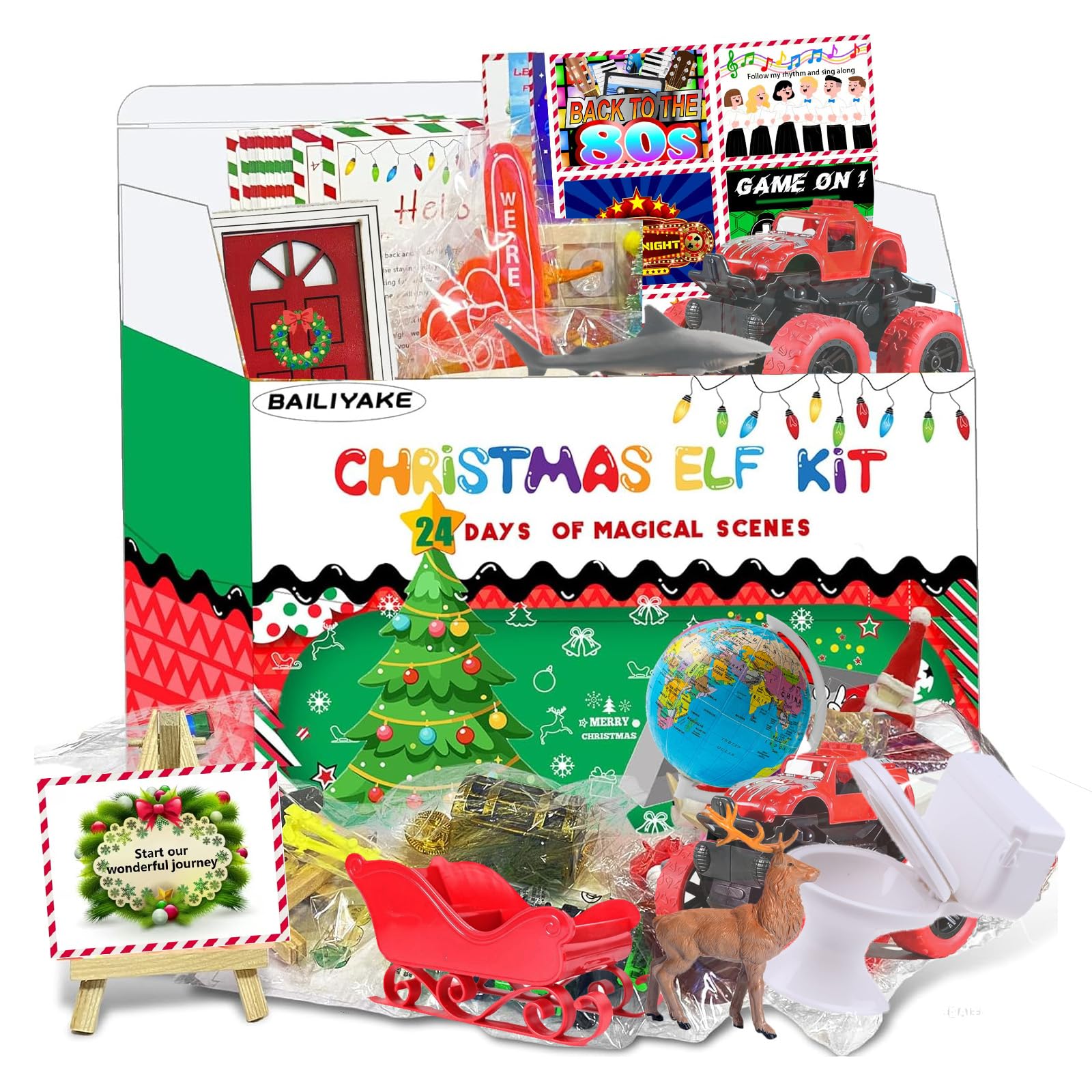 Bailiyake image du packaging du kit montrant tout le contenu, idéal pour cadeaux