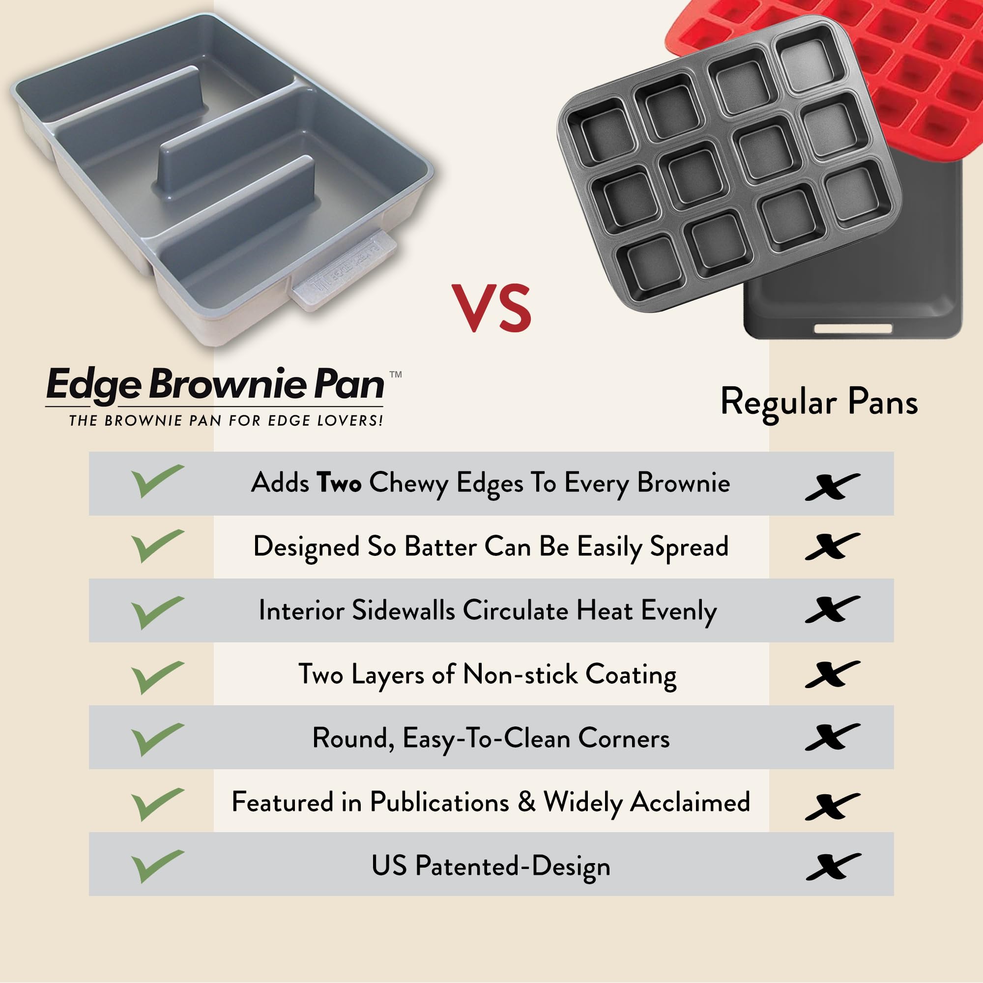 Baker's Edge moule placé au four, montre cuisson uniforme et sécurité d'usage