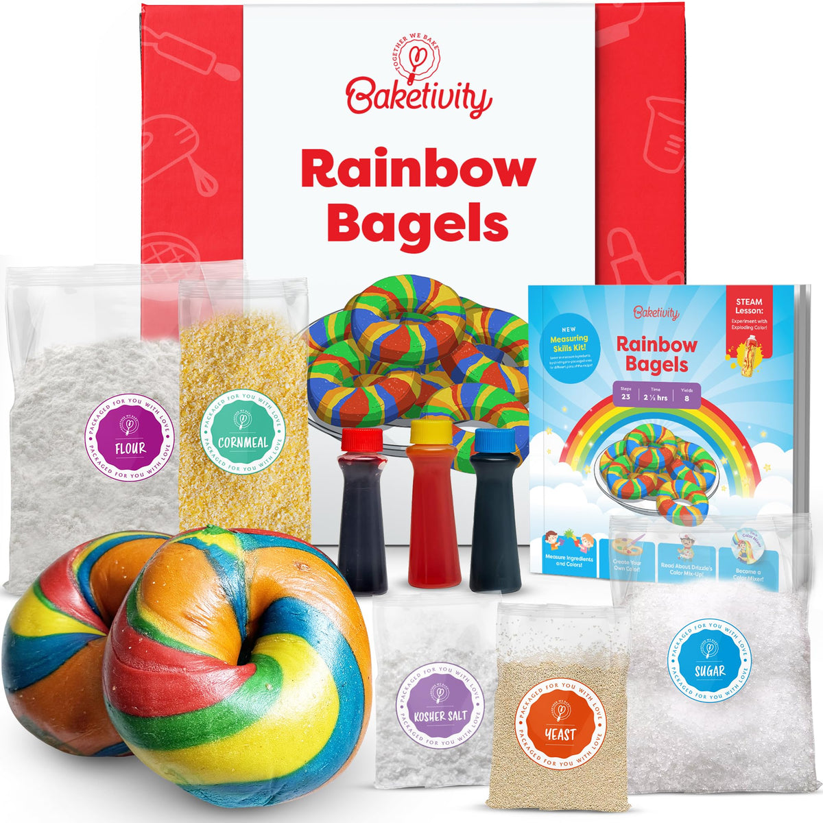 Baketivity boîte ouverte montrant kit complet pour activité ludique