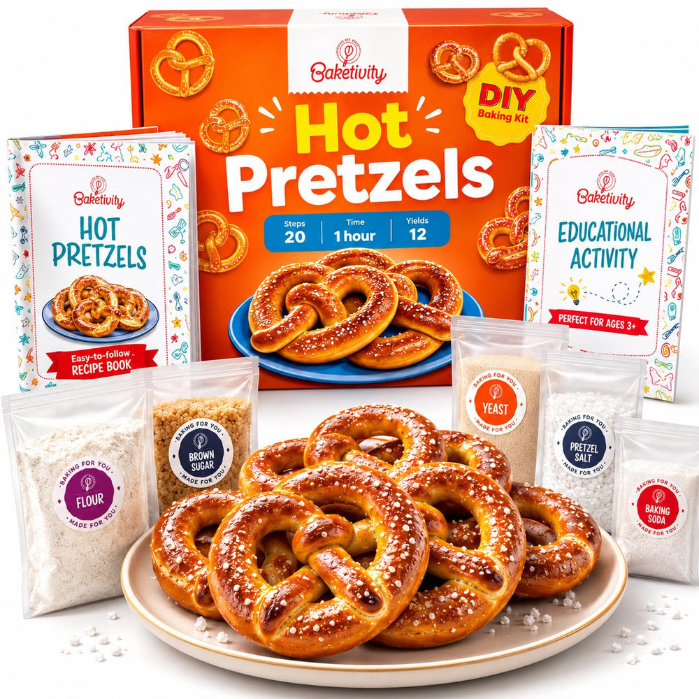 Baketivity boîte du kit pretzel prête à offrir et pratique