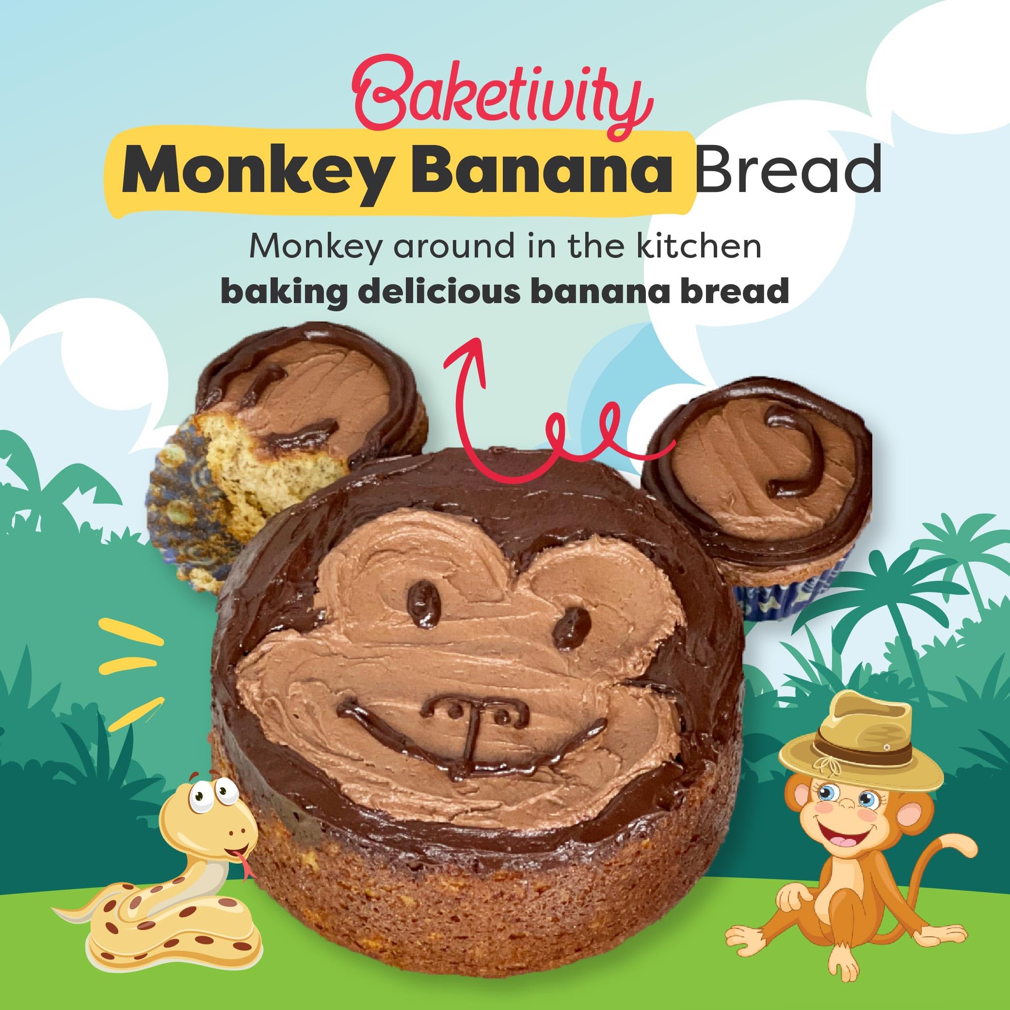 Baketivity sachets colorés d’ingrédients secs facilitant le tri pour enfants