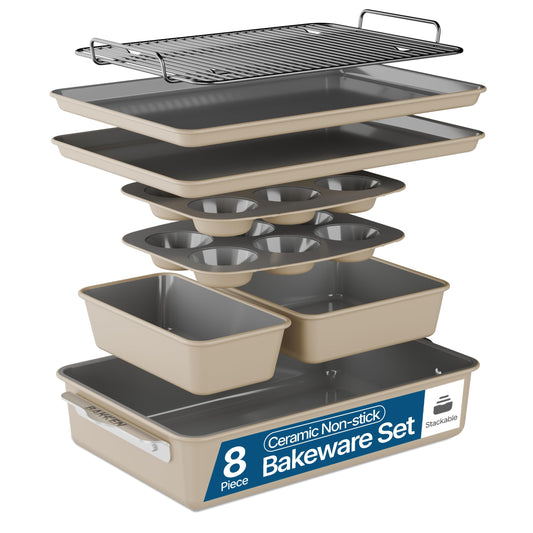BAKKENMASTER face avant du coffret crème montrant toutes les pièces et bénéfice d'ensemble complet