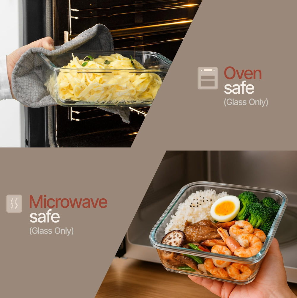 BAKKENMASTER contenant au micro-ondes pour réchauffer sans plastique