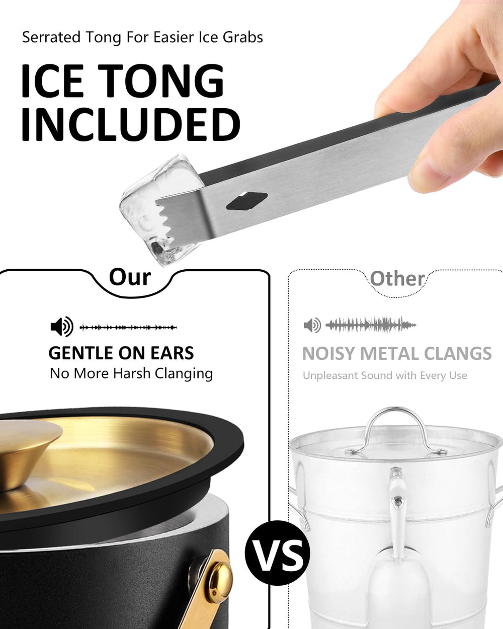 Bakpoco filtre interne séparant eau fondue et glaçons pour glace intacte