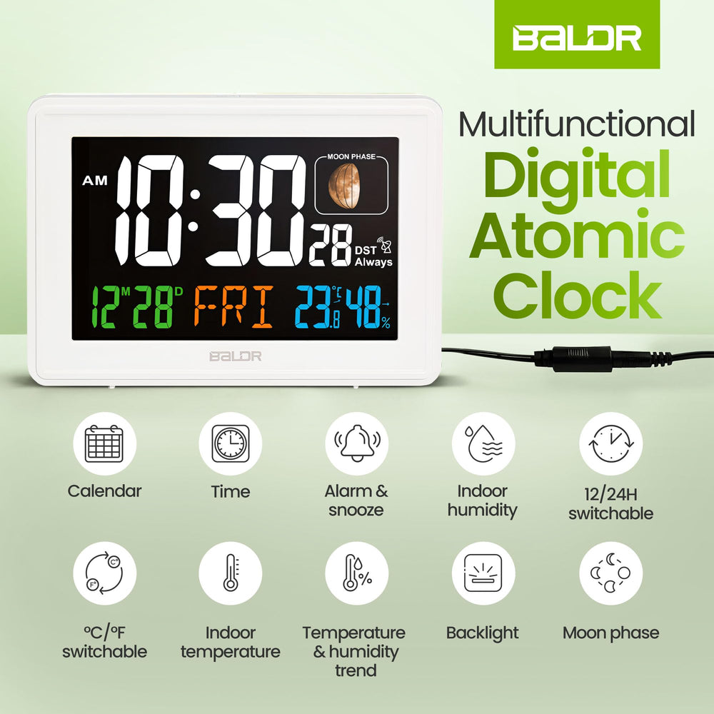 Baldr affichage température et humidité intérieur informations instantanées