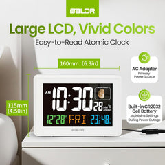 Baldr en usage sur table de nuit réveil fiable et affichage visible