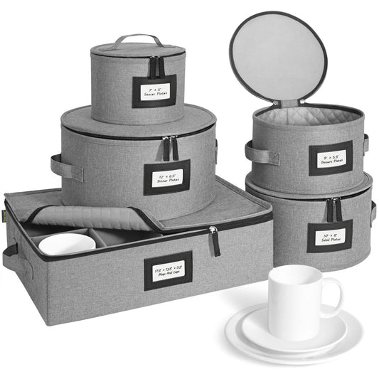 BALEINE coffret rigide gris montrant protection et design pratique