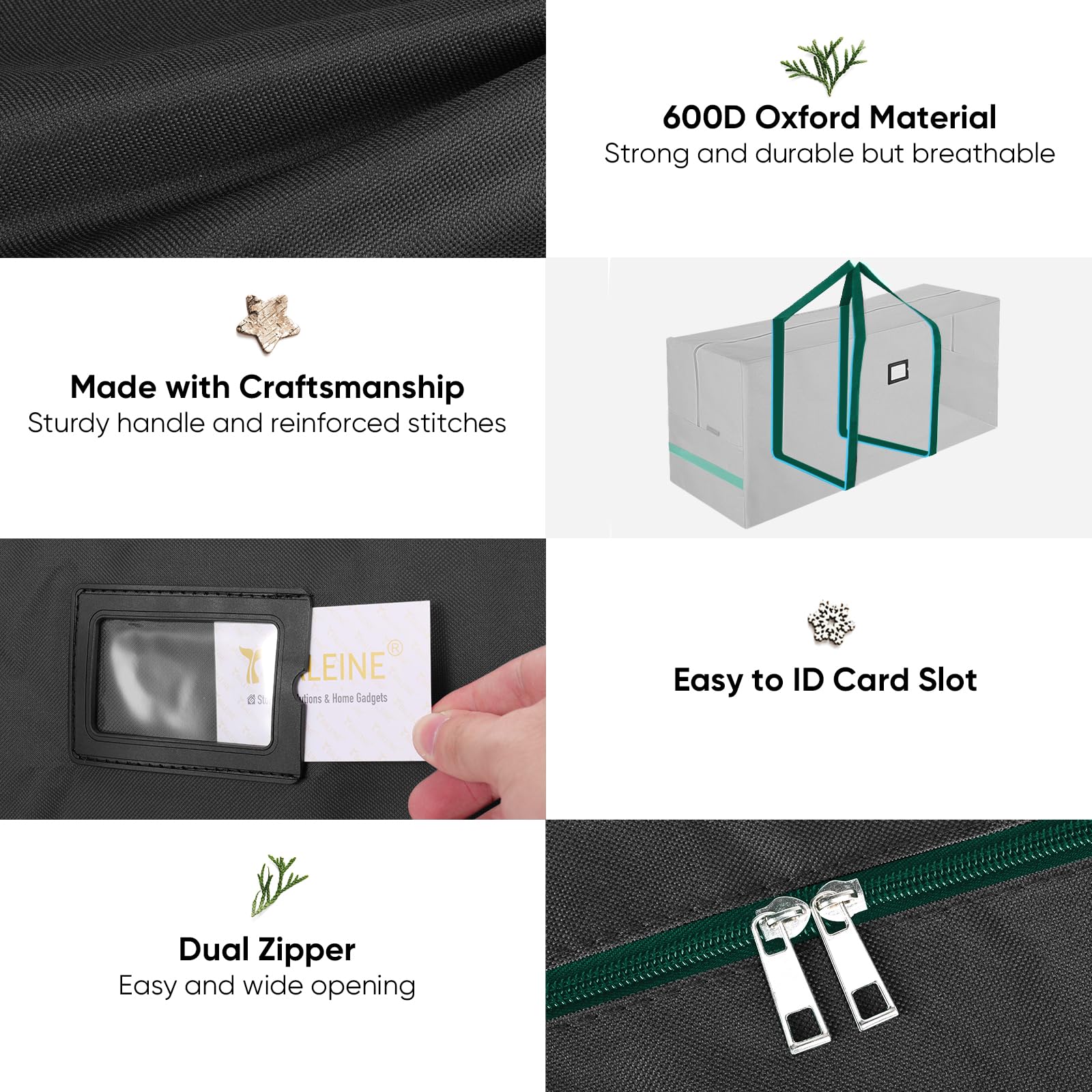 BALEINE double zip et ouverture large pour insertion aisée