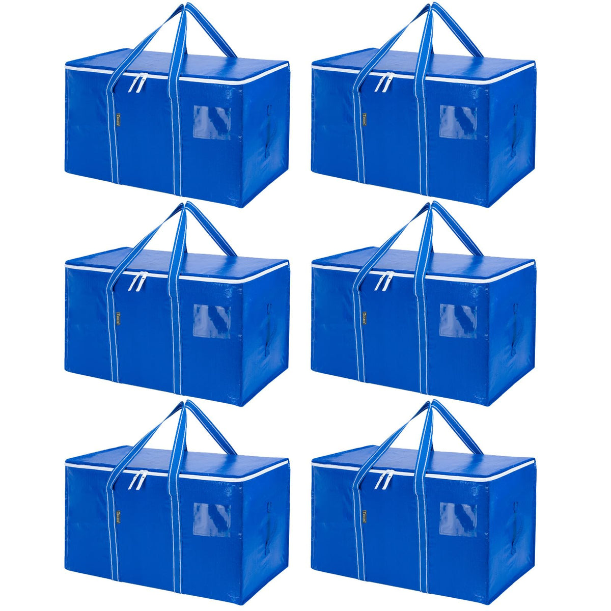 BALEINE sac pack 6 face montrant la couleur bleu royal et capacité pratique