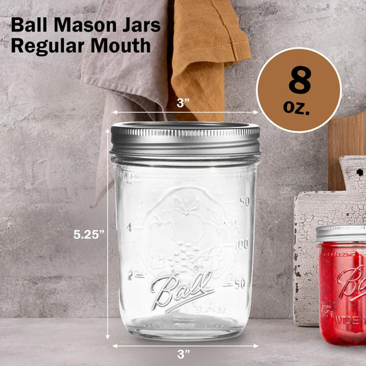 Ball gros plan verre solide sans BPA pour conservation sûre