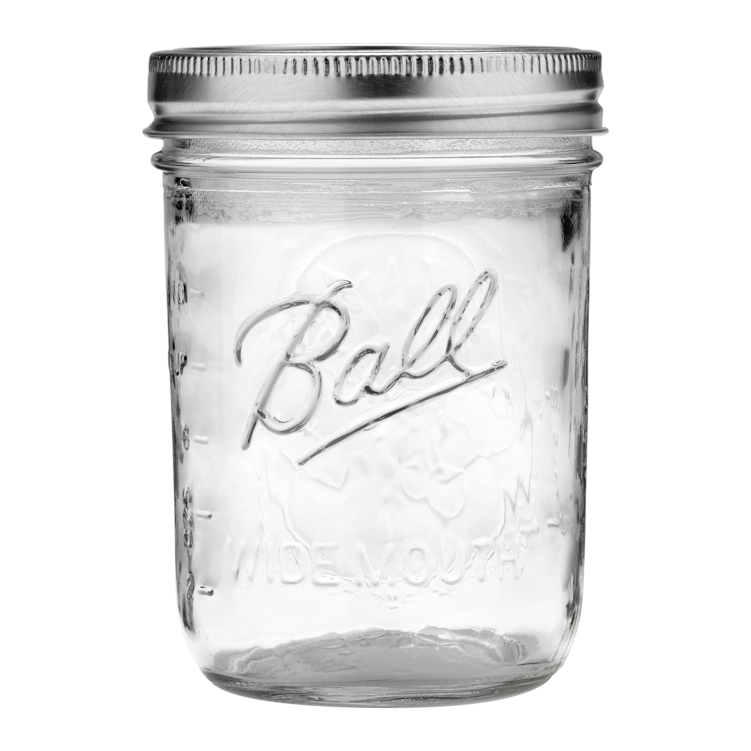Ball huit bocaux 16 oz alignés pour rangement et organisation ménagère