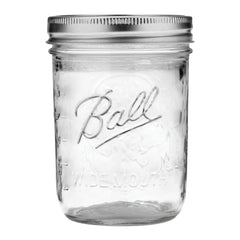 Ball huit bocaux 16 oz alignés pour rangement et organisation ménagère