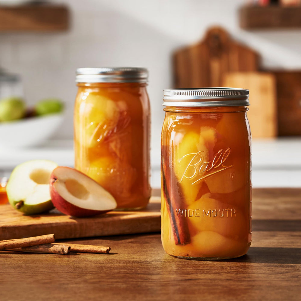 Ball bocal en cuisine avec boissons montrant usage pour boissons maison