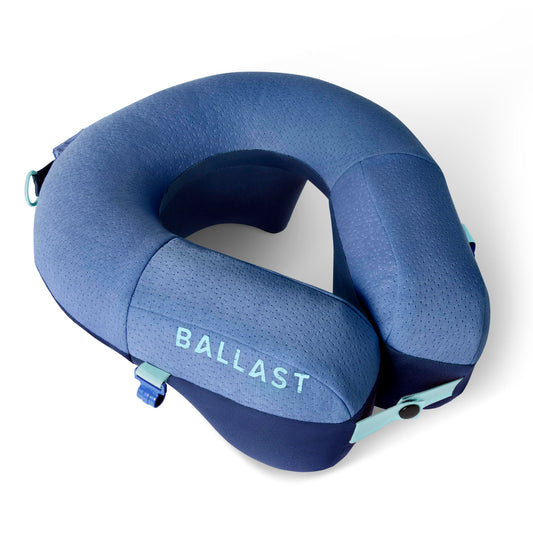 Ballast coussin gonflable face avant packaging Ocean Blue, léger et pratique