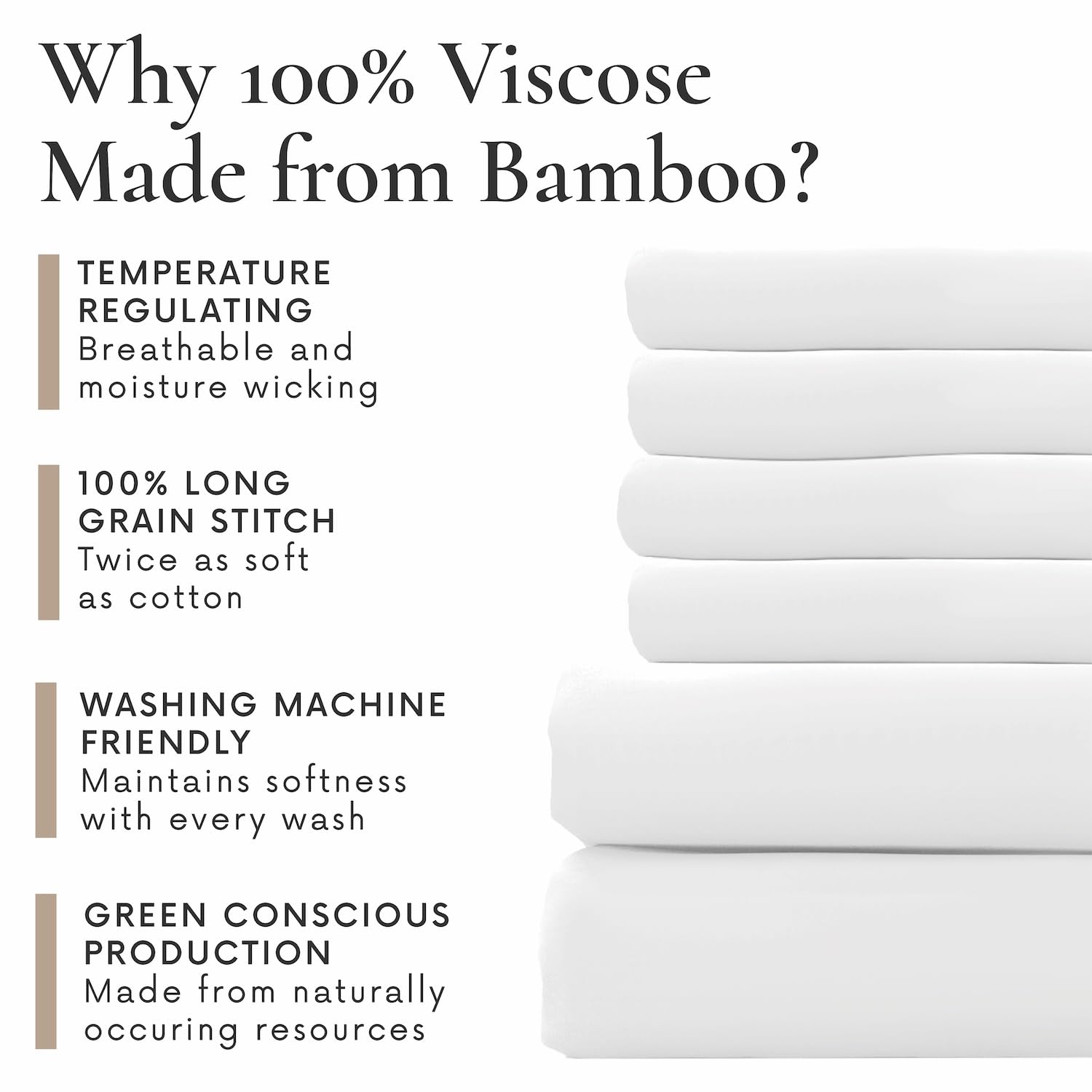 Bamboo Bay drap-housse posé sur matelas épais, montre l'ajustement jusqu'à 16"