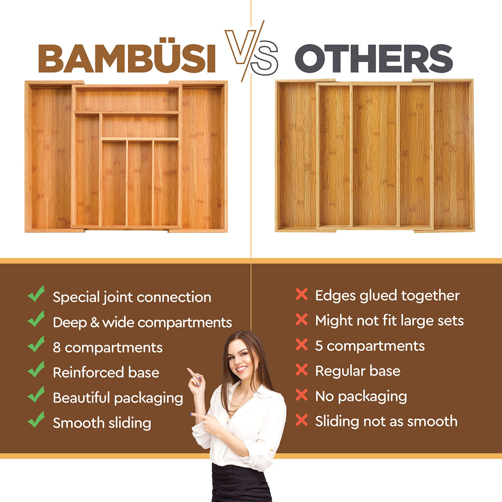 Bambüsi dans salle de bain pour maquillage, utile et esthétique