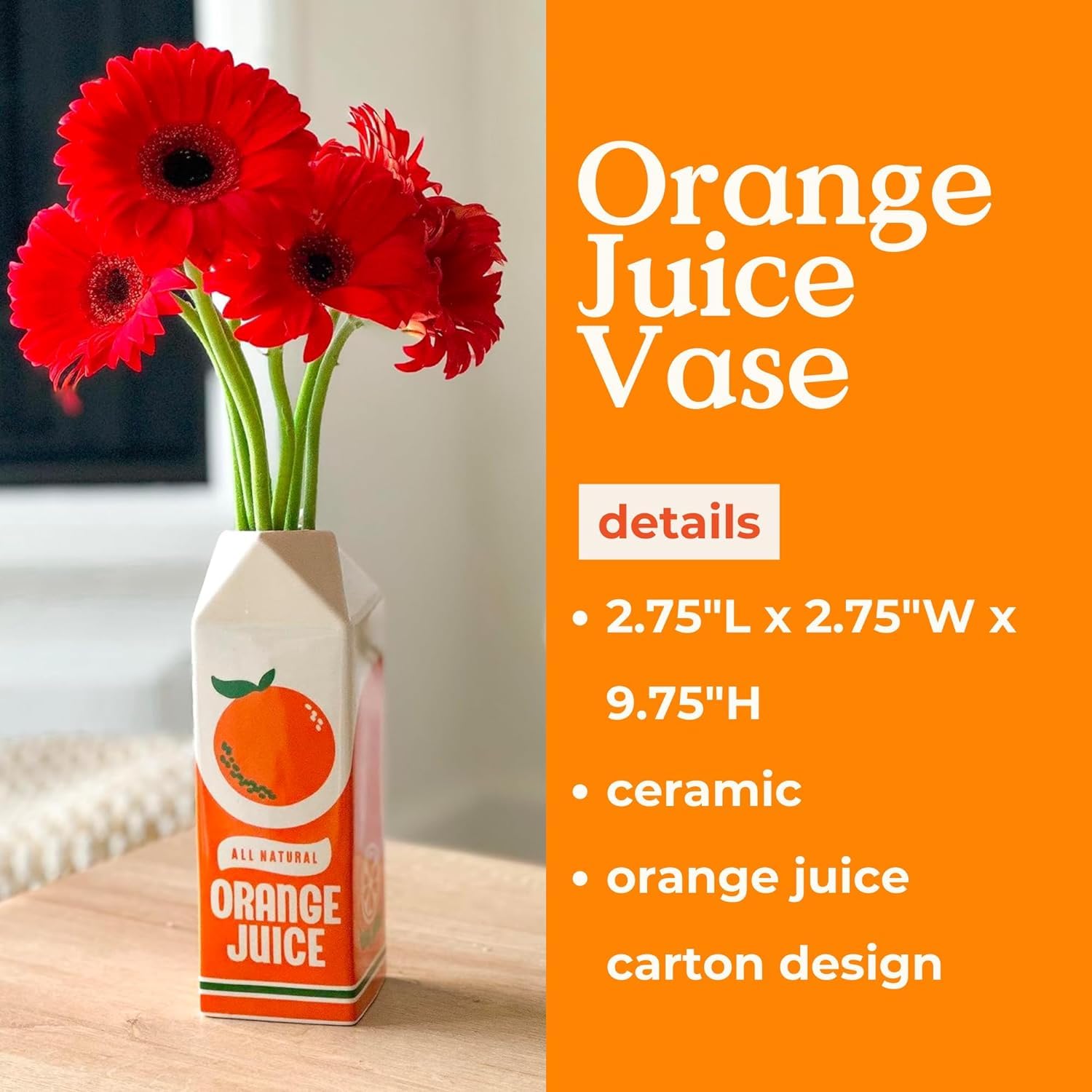 ban.do vase utilisé comme pot à stylos pour organiser le bureau avec style