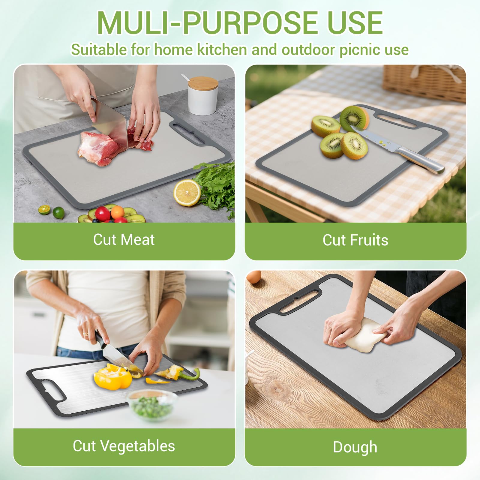 Banquiura gros plan surface titane non poreuse facile à nettoyer