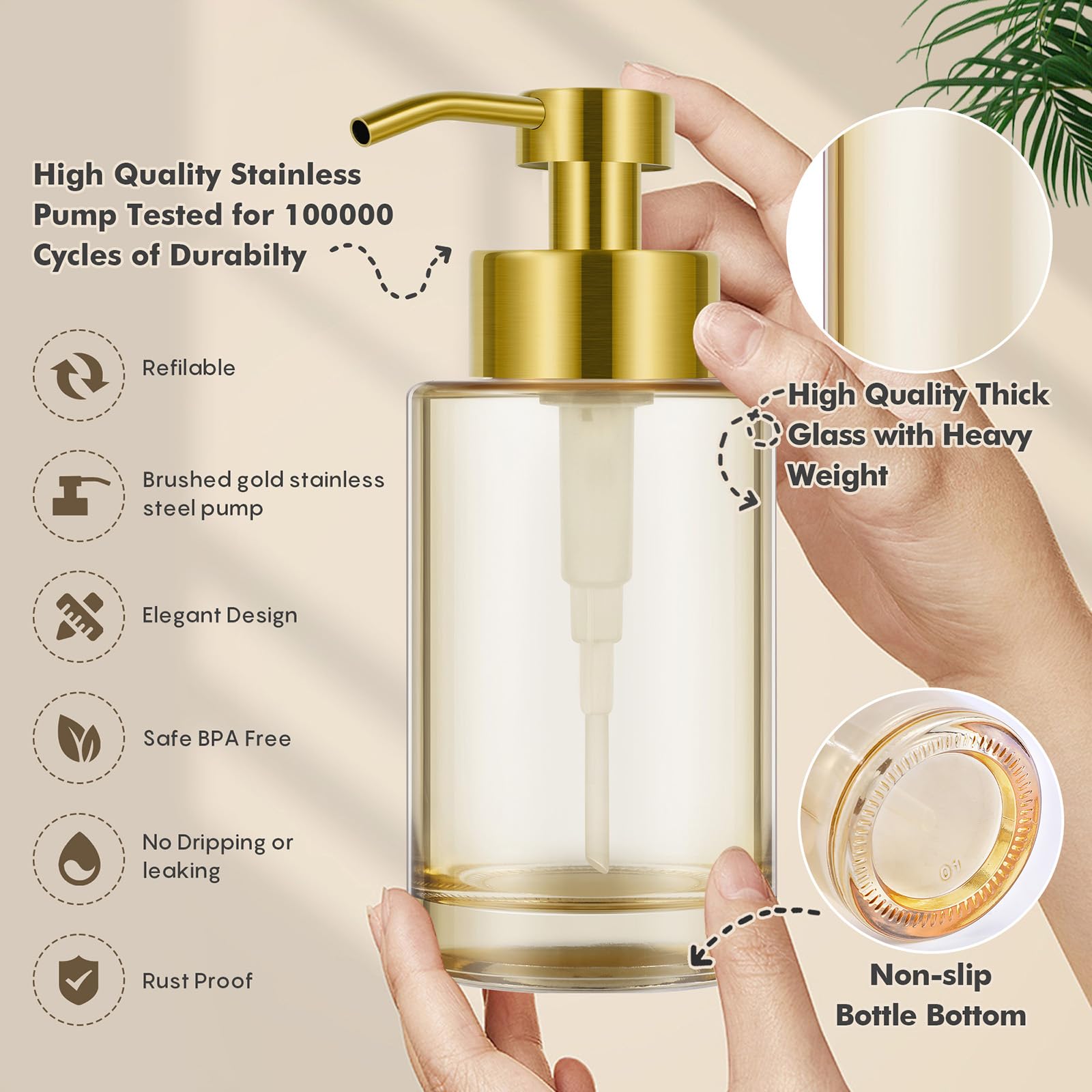 BaoDanRen distributeur en usage au lavabo délivrant savon sans éclaboussures