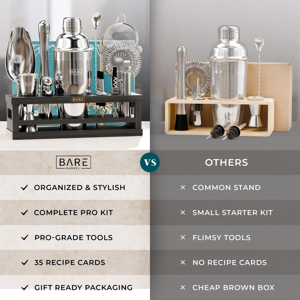 Bare Barrel démonstration de préparation cocktail, montre utilité pratique
