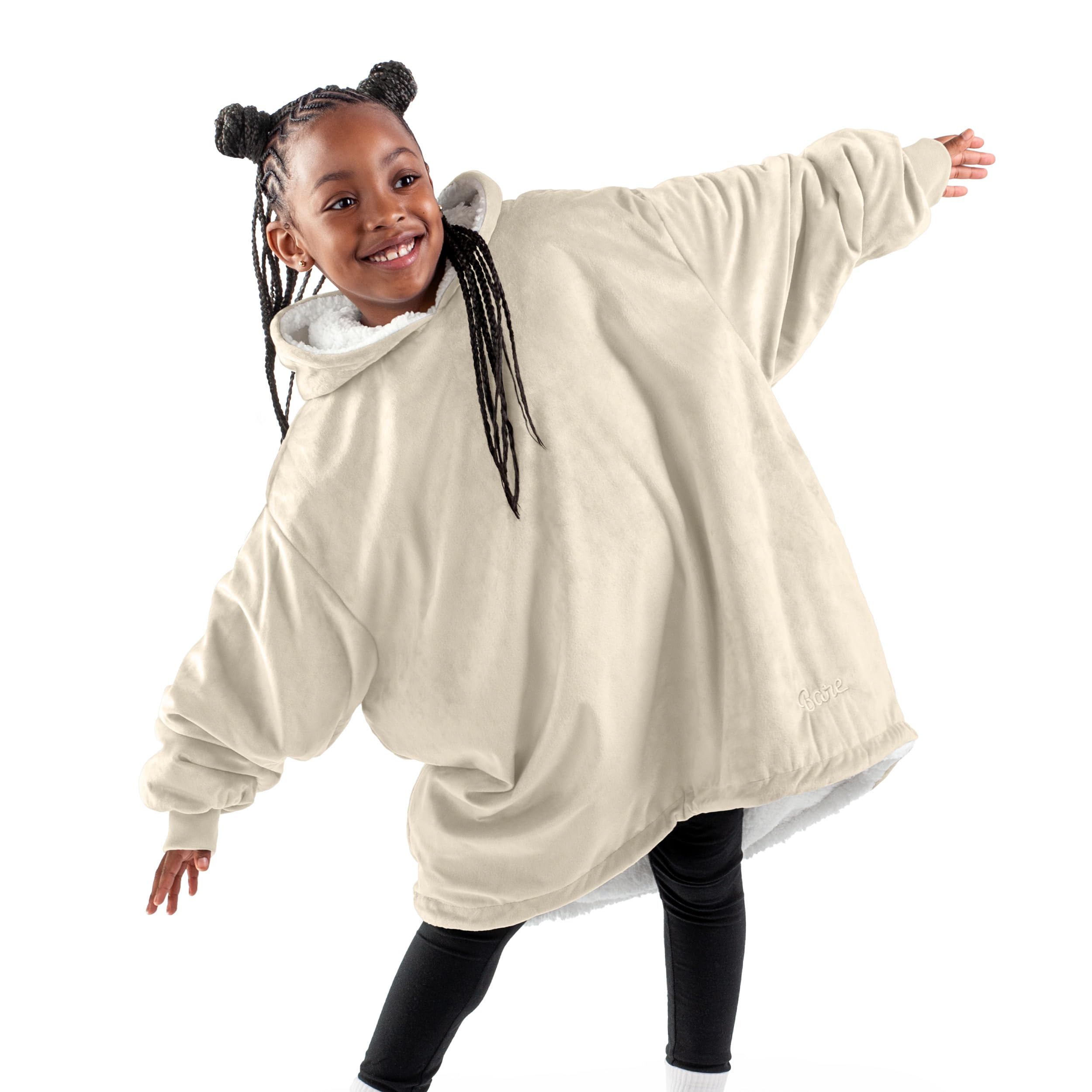Bare Home capuche profonde en gros plan offrant chaleur et protection