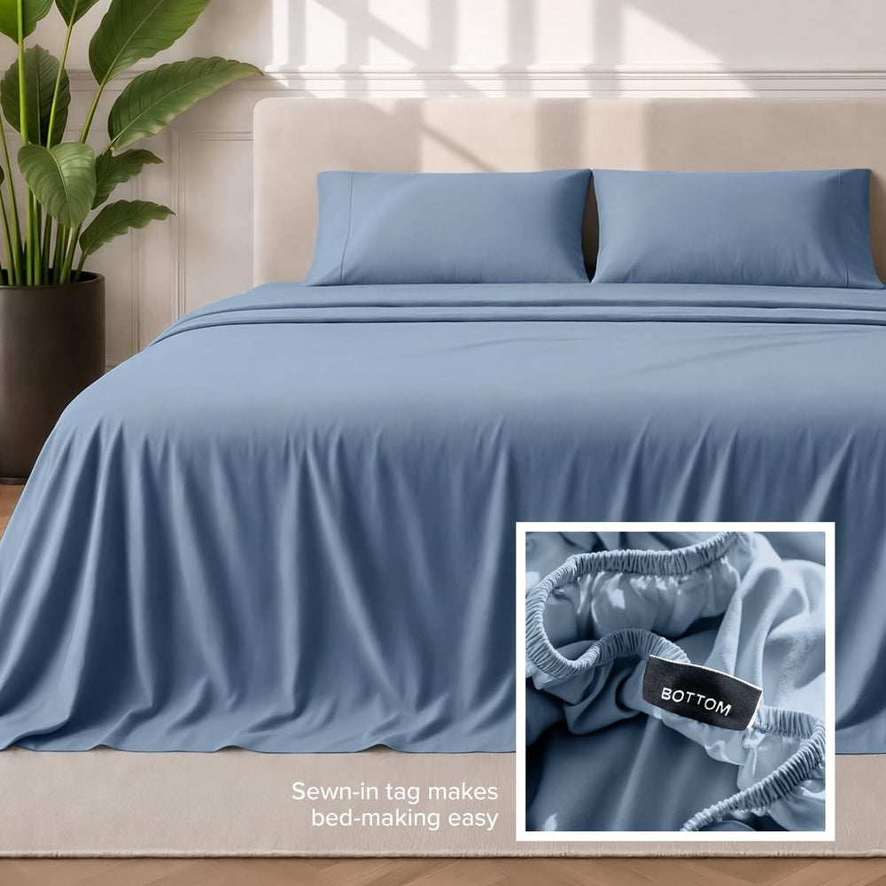Bare Home coin de lit ajusté sur matelas 15 pouces, poche profonde et tenue sûre