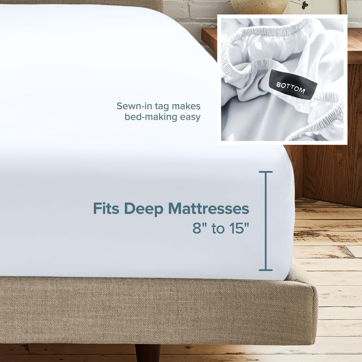 Bare Home comparaison profondeur matelas, adaption à différentes épaisseurs