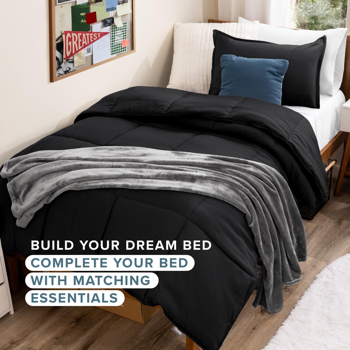 Bare Home comparaison taille Twin XL pour visualiser dimensions précises
