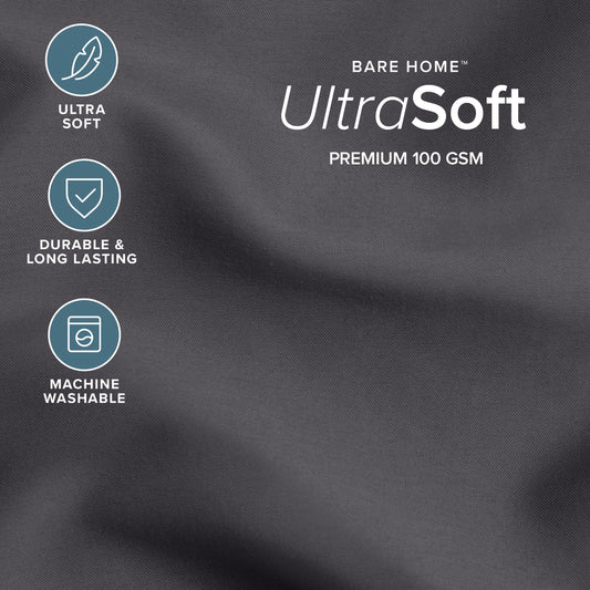 Bare Home tissu microfibre brossé, douceur visible au toucher