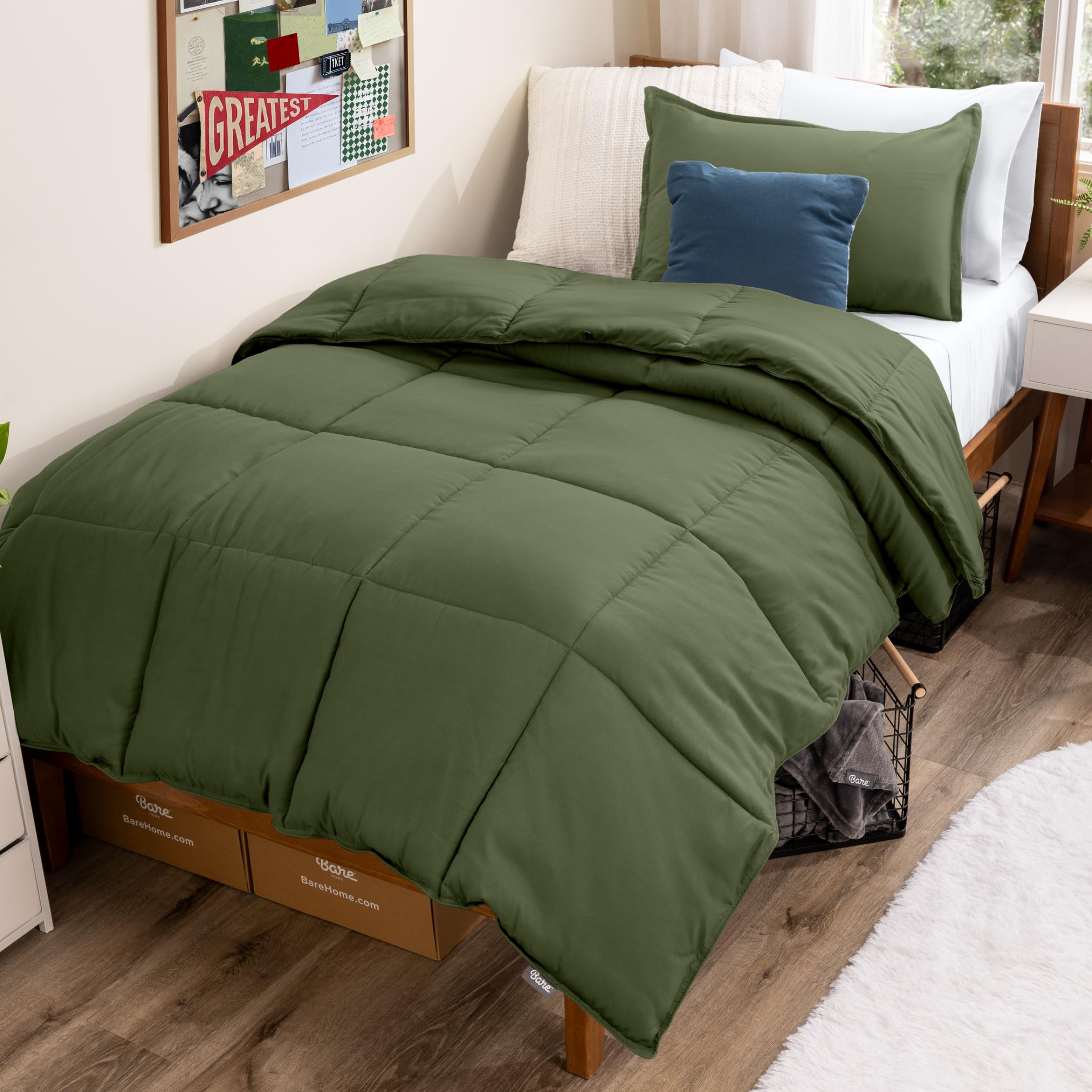 Bare Home couette vue de face montrant finition douce et design