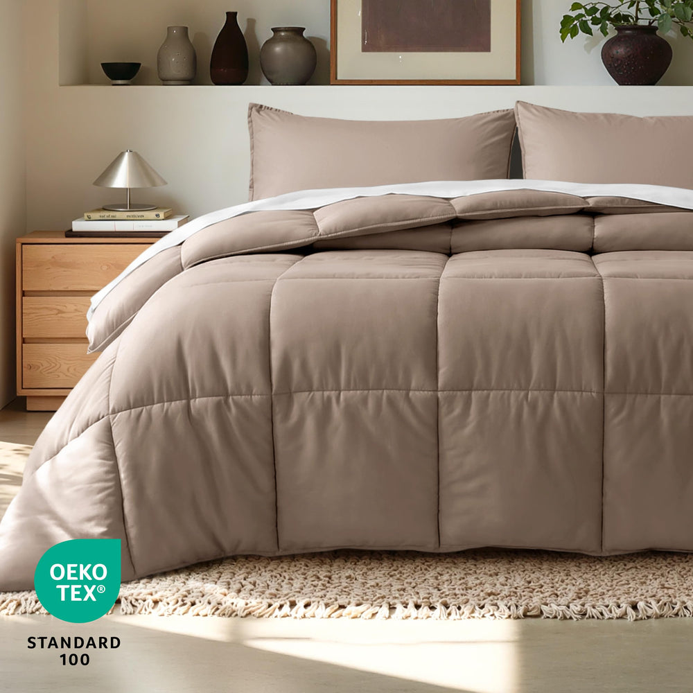 Bare Home couette sur lit Twin XL en dortoir, confort adapté aux étudiants