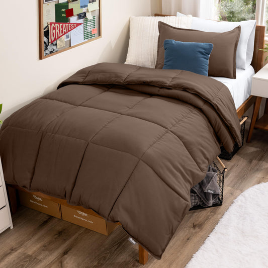 Bare Home couette face avant Cocoa montrant apparence chaleureuse et attraction visuelle
