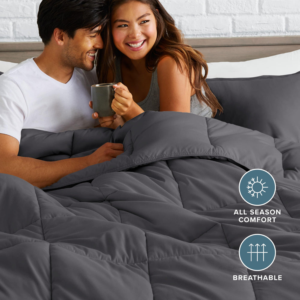 Bare Home deux taies assorties posées avec la couette pour ensemble coordonné
