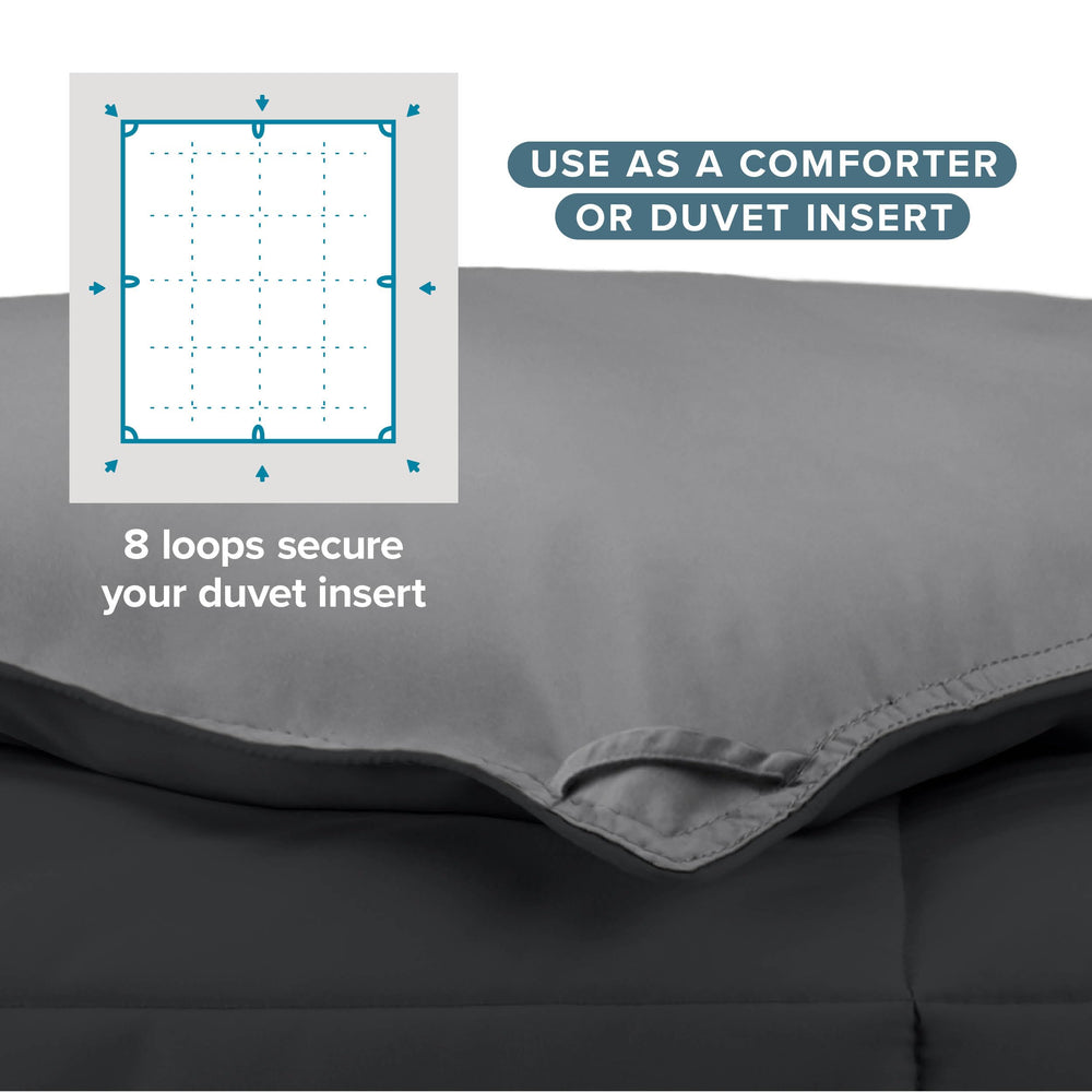 Bare Home couette installée sur lit twin pour un rendu soigné et accueillant