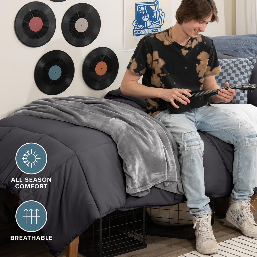 Bare Home taie d'oreiller assortie, finition coordonnée pour confort