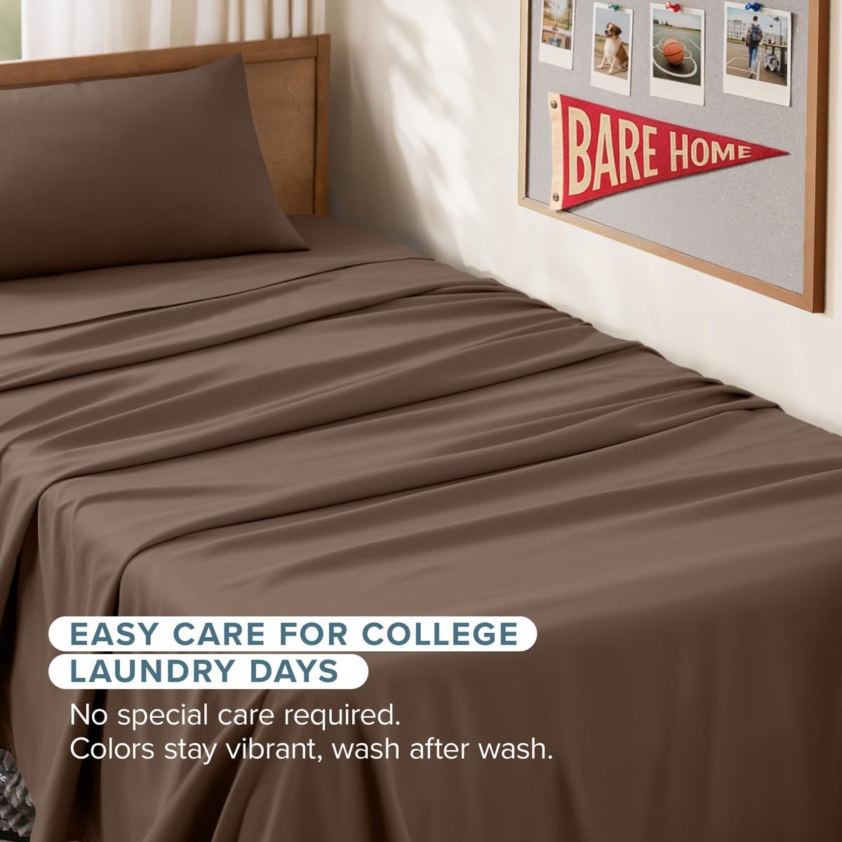 Bare Home couture et finissage montrant qualité de fabrication et durabilité