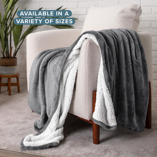 Bare Home revers sherpa épais montrant chaleur et moelleux instantané