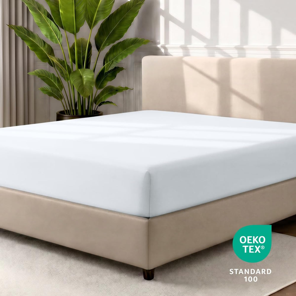 Bare Home gros plan tissu brossé, douceur et respirabilité immédiates
