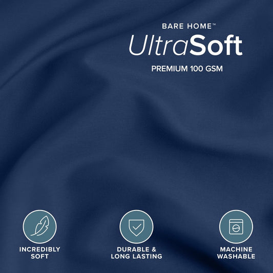 Bare Home gros plan tissu brossé montrant douceur et confort tactile