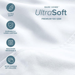 Bare Home détail de l'élastique du drap-housse assurant maintien sûr
